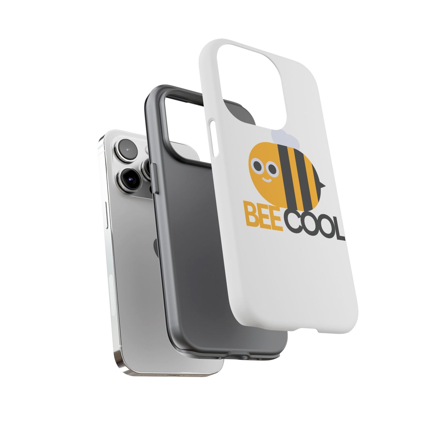 Bee Cool iPhone Case, Cute Bee Phone Cover, Fun Smartphone Protector, Unique Gift for Bee Lovers, Playful Tech Accessory