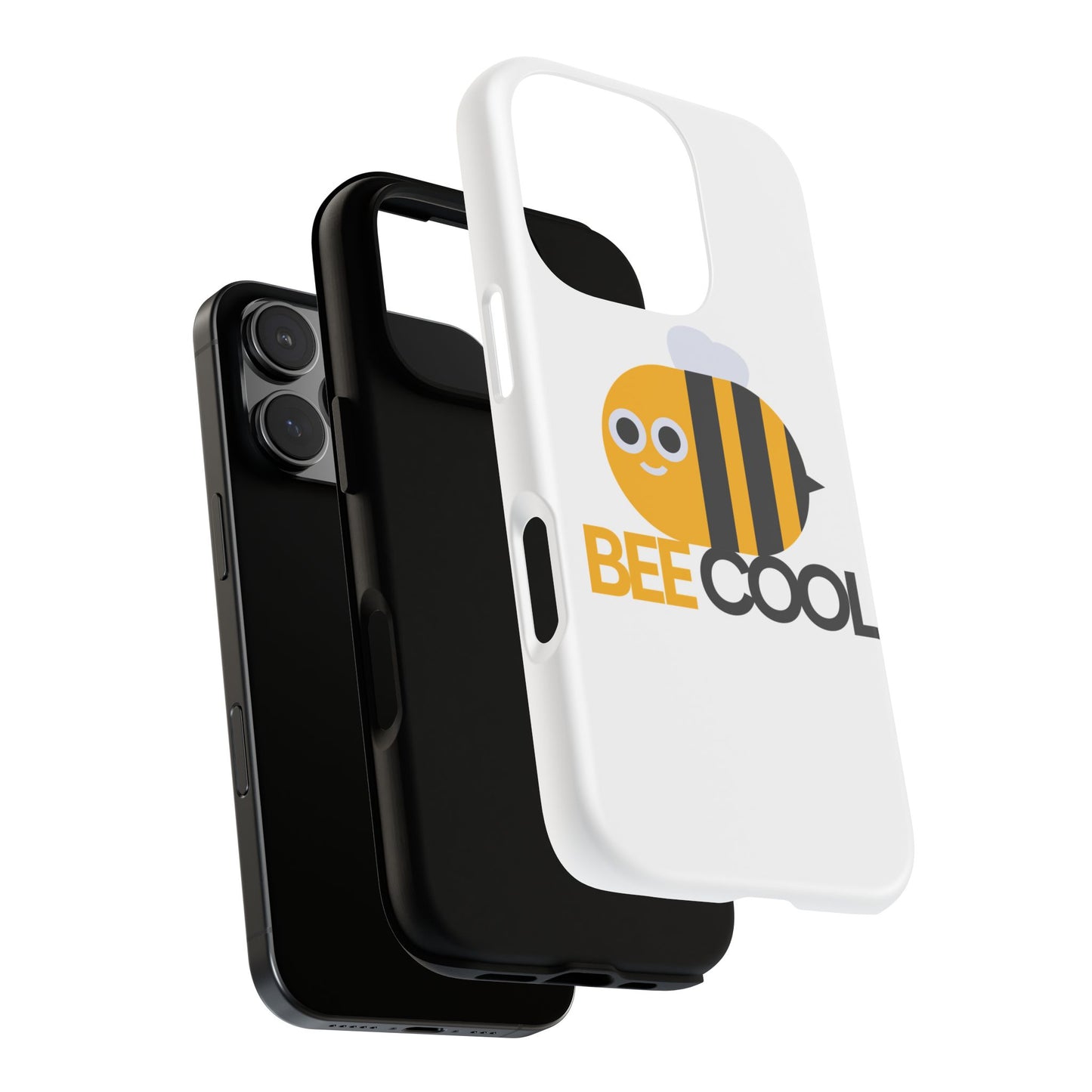 Bee Cool iPhone Case, Cute Bee Phone Cover, Fun Smartphone Protector, Unique Gift for Bee Lovers, Playful Tech Accessory