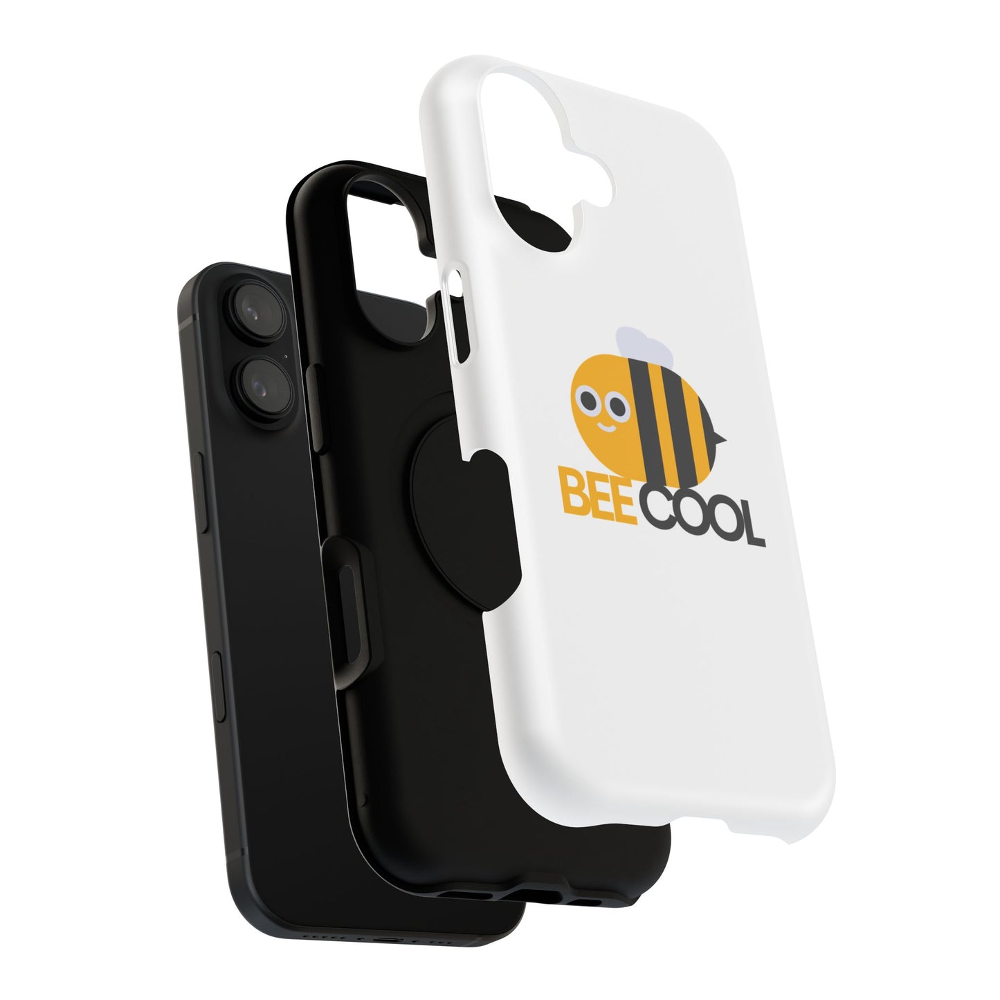 Bee Cool Phone Case, Impact-Resistant Case for Bee Lovers, Cute Bee Phone Cover, Unique Gift for Nature Enthusiasts, Fun Spring Accessory