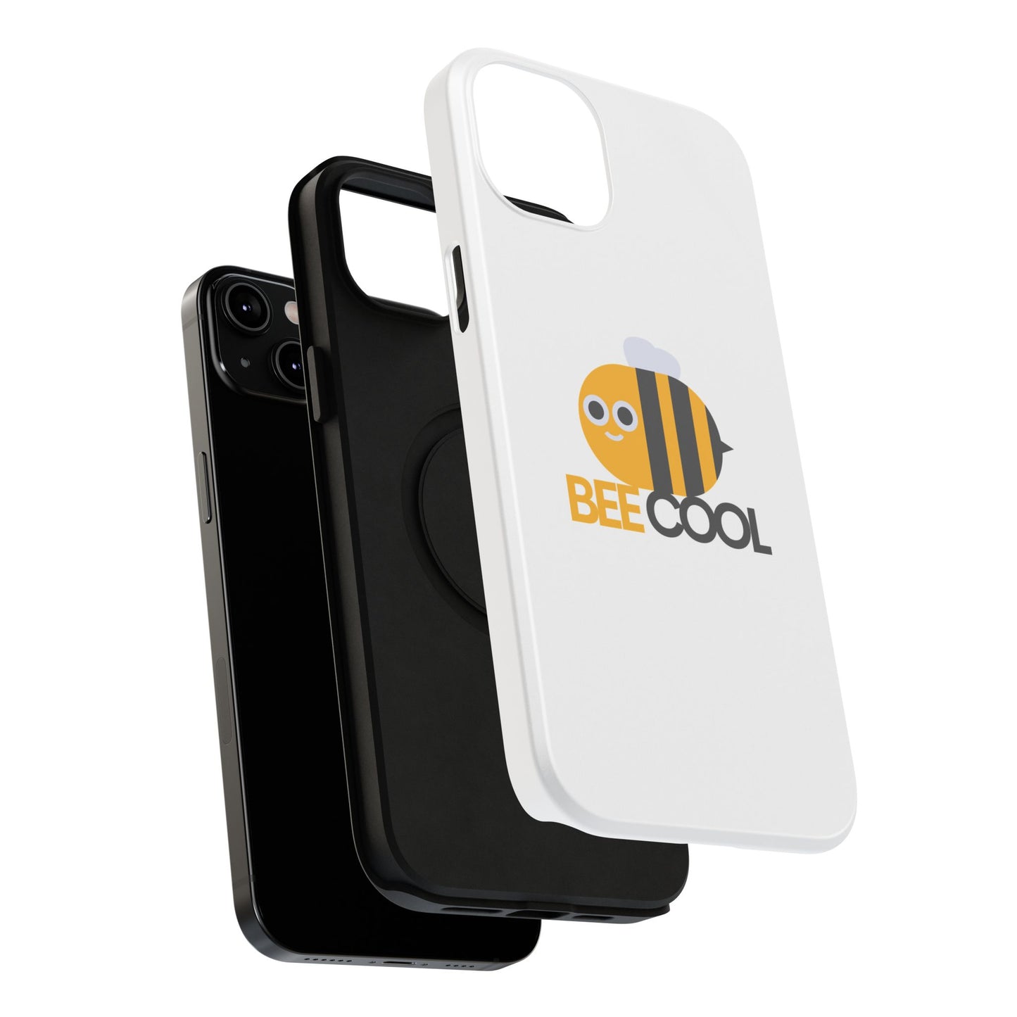 Bee Cool Phone Case, Impact-Resistant Case for Bee Lovers, Cute Bee Phone Cover, Unique Gift for Nature Enthusiasts, Fun Spring Accessory