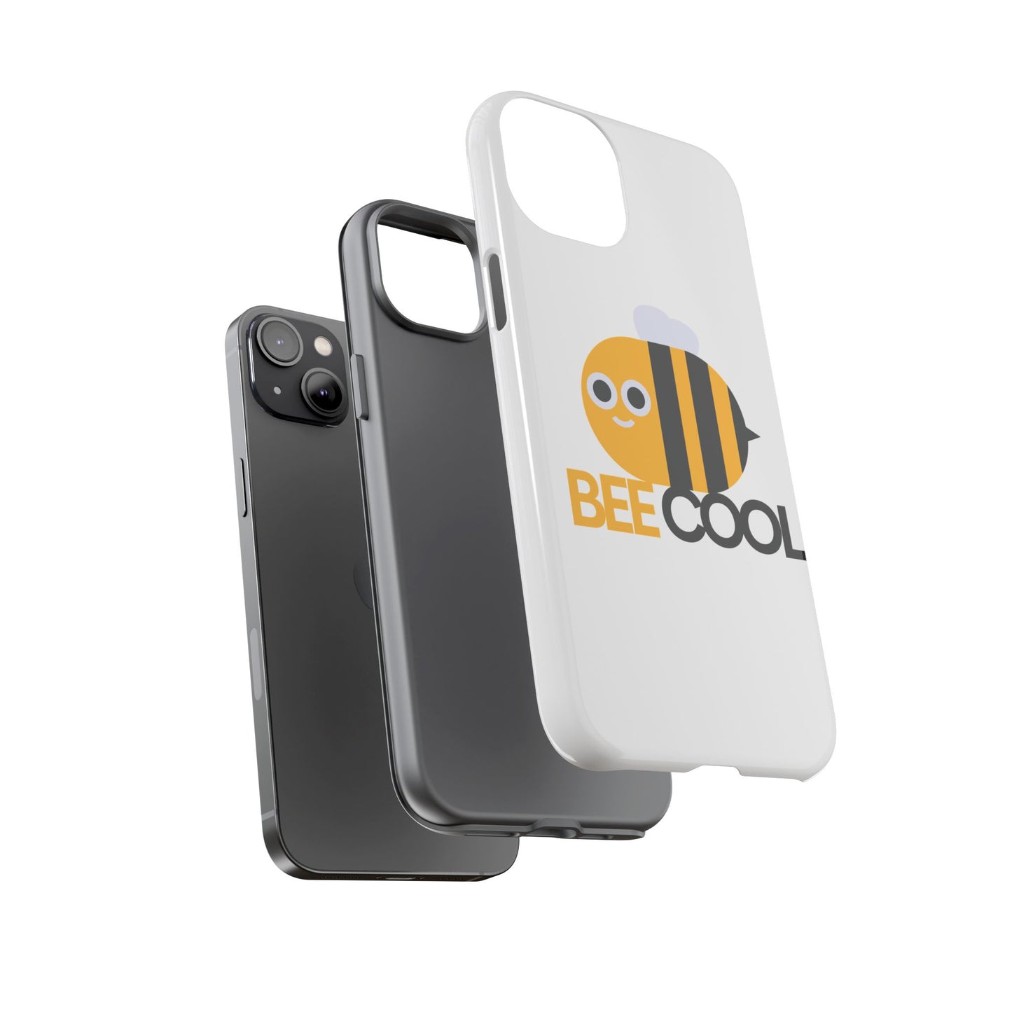 Bee Cool iPhone Case, Cute Bee Phone Cover, Fun Smartphone Protector, Unique Gift for Bee Lovers, Playful Tech Accessory