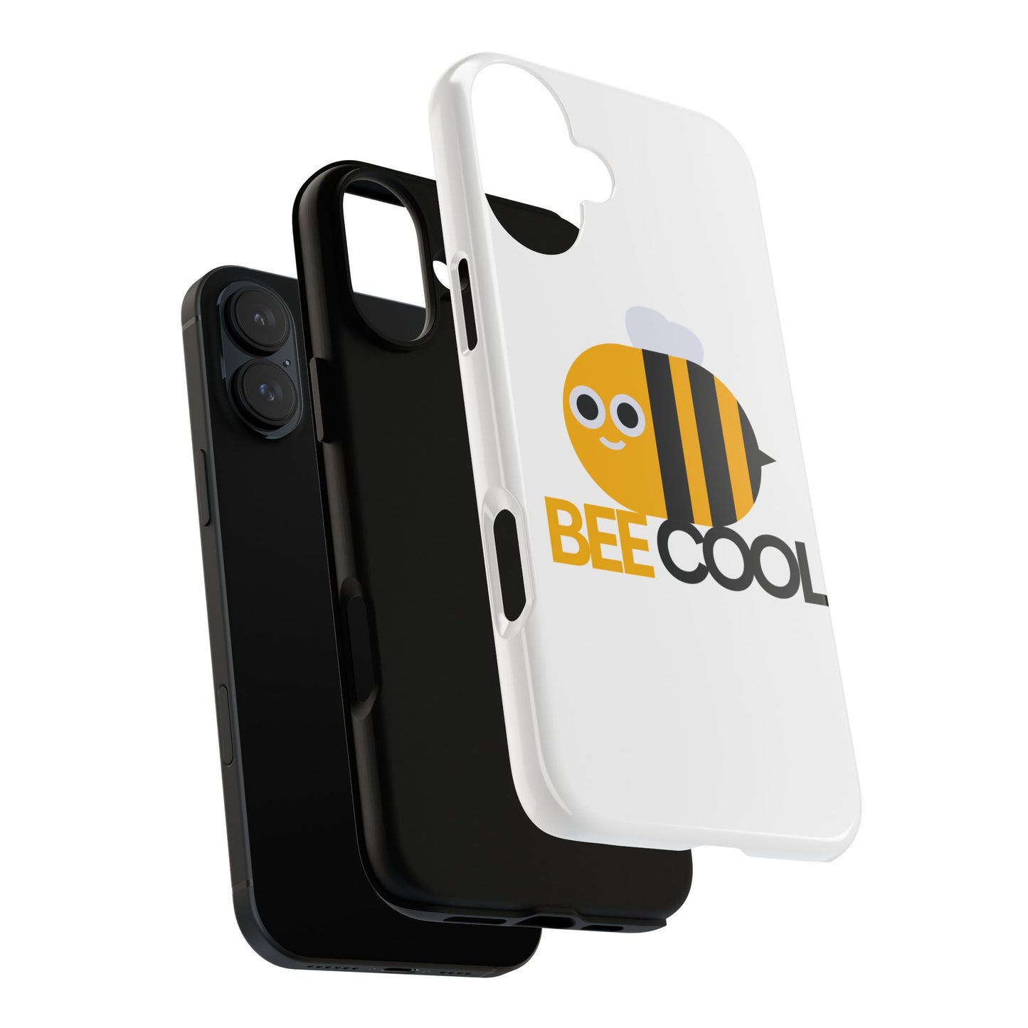 Bee Cool iPhone Case, Cute Bee Phone Cover, Fun Smartphone Protector, Unique Gift for Bee Lovers, Playful Tech Accessory