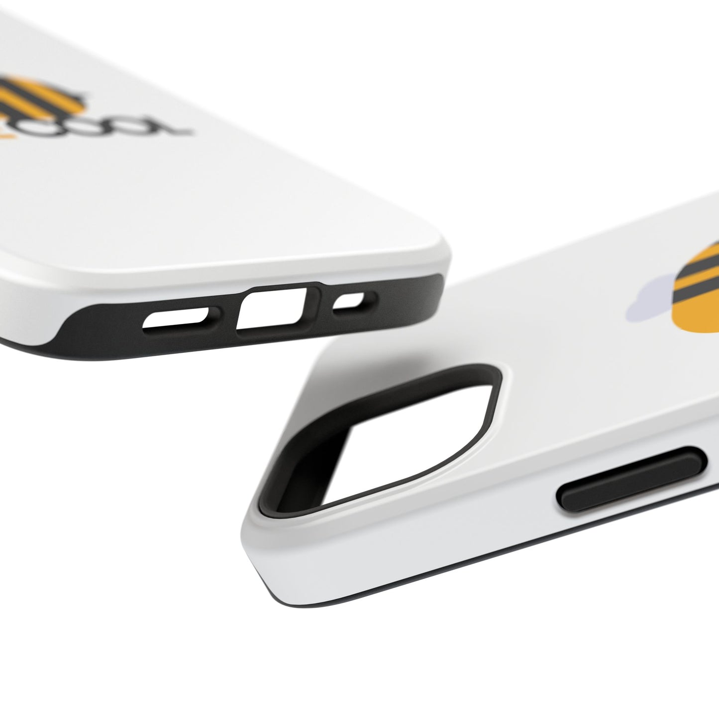 Bee Cool Phone Case, Impact-Resistant Case for Bee Lovers, Cute Bee Phone Cover, Unique Gift for Nature Enthusiasts, Fun Spring Accessory