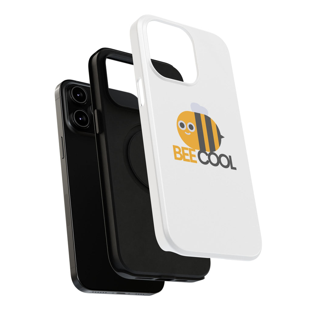 Bee Cool Phone Case, Impact-Resistant Case for Bee Lovers, Cute Bee Phone Cover, Unique Gift for Nature Enthusiasts, Fun Spring Accessory