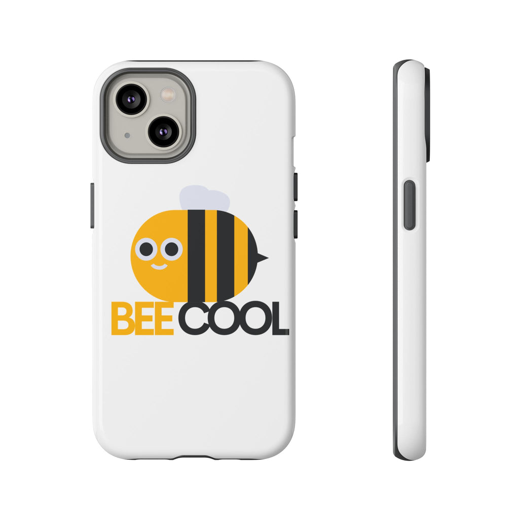 Bee Cool iPhone Case, Cute Bee Phone Cover, Fun Smartphone Protector, Unique Gift for Bee Lovers, Playful Tech Accessory