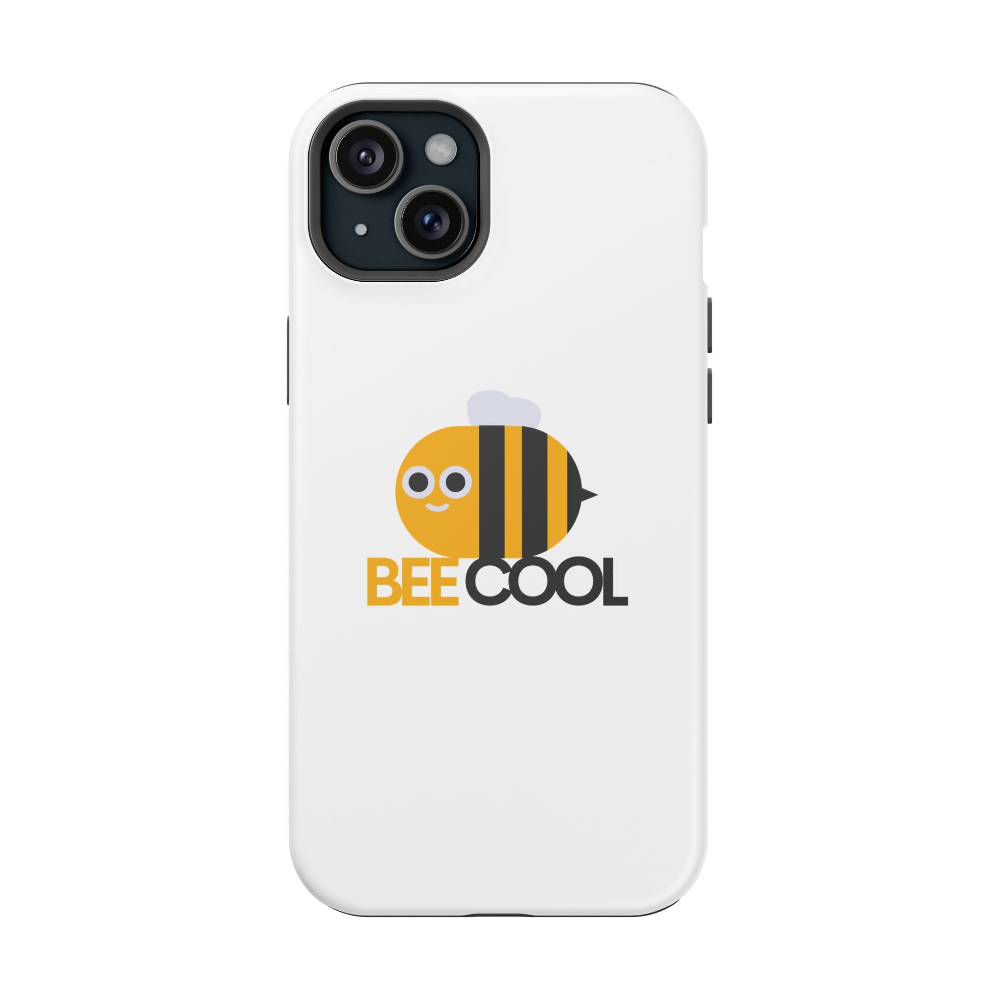 Bee Cool Phone Case, Impact-Resistant Case for Bee Lovers, Cute Bee Phone Cover, Unique Gift for Nature Enthusiasts, Fun Spring Accessory