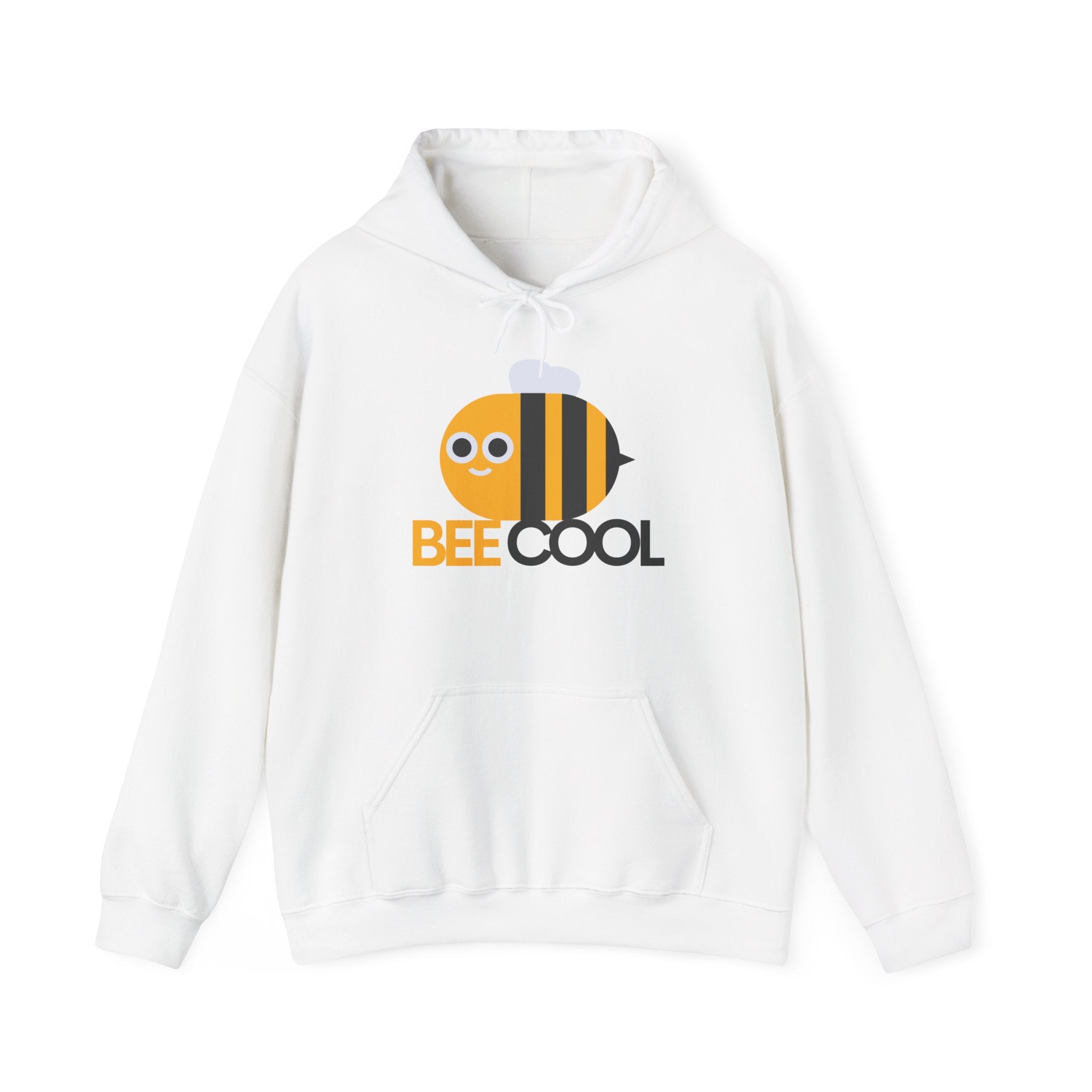 Bee Cool Hoodie - Unisex Heavy Blend Sweatshirt for Bee Lovers, Gift for Nature Enthusiasts, Summer Vibes, Fun Casual Wear