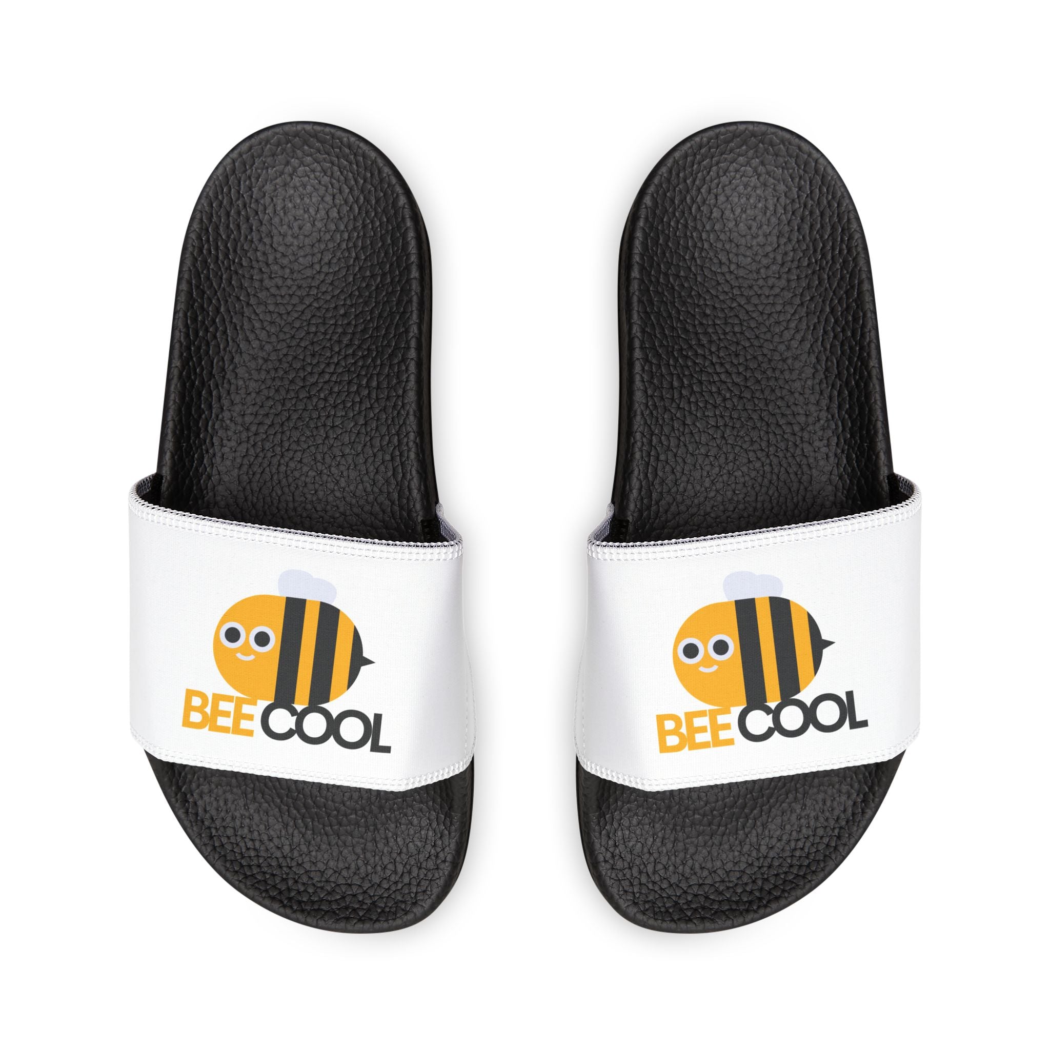 Women's Removable-Strap Slide Sandals – White Athletic Pool Slides