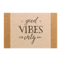Good Vibes Only Doormat | Welcome Mat for Home Decor, Outdoor Entryway, Housewarming Gift, Bohemian Style, Positive Energy