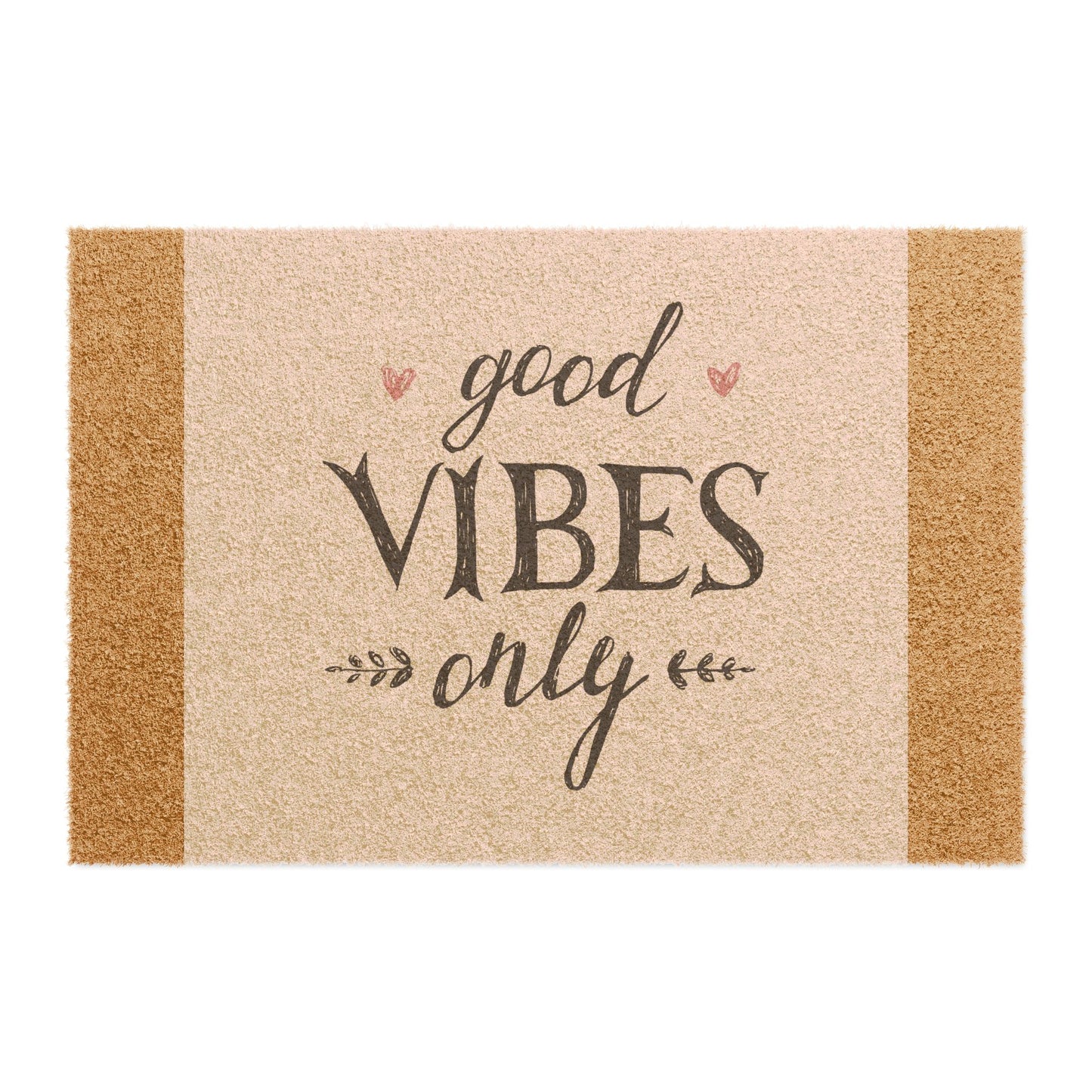 Good Vibes Only Doormat | Welcome Mat for Home Decor, Outdoor Entryway, Housewarming Gift, Bohemian Style, Positive Energy