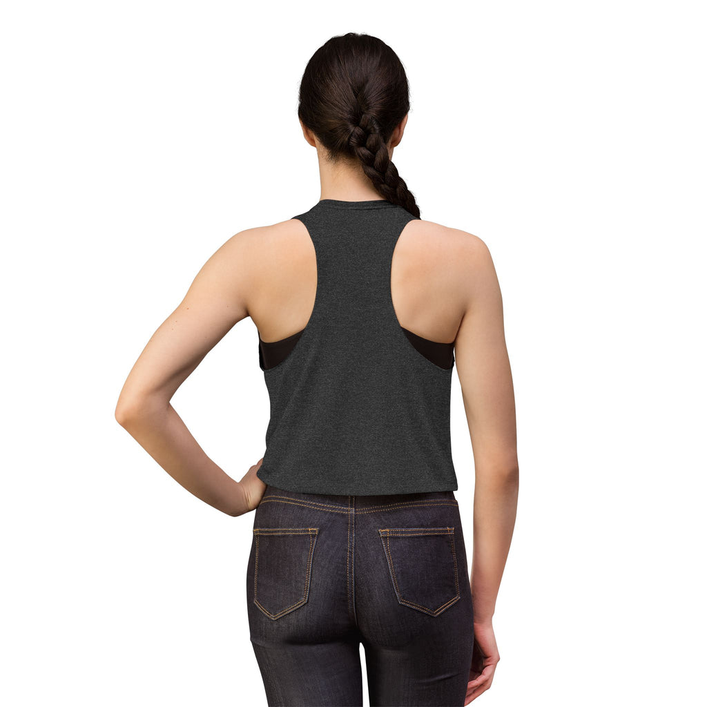 Bee Cool Crop Top — Cute Bumblebee Graphic Women's Tank