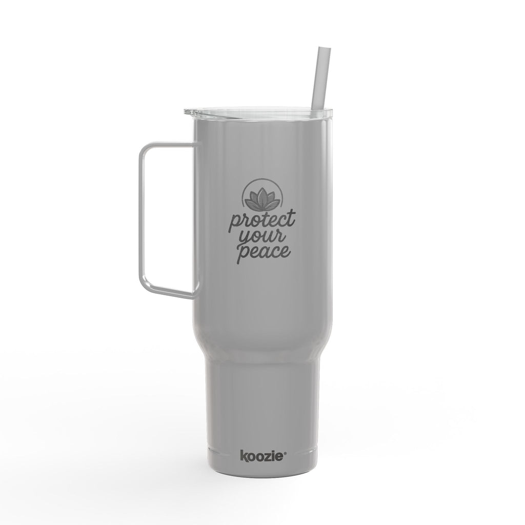 Engraved Insulated Tumbler - Protect Your Peace, Perfect for Travel, Outdoor Adventures, Eco-Friendly Gift, Personalized Drinkware, [...]