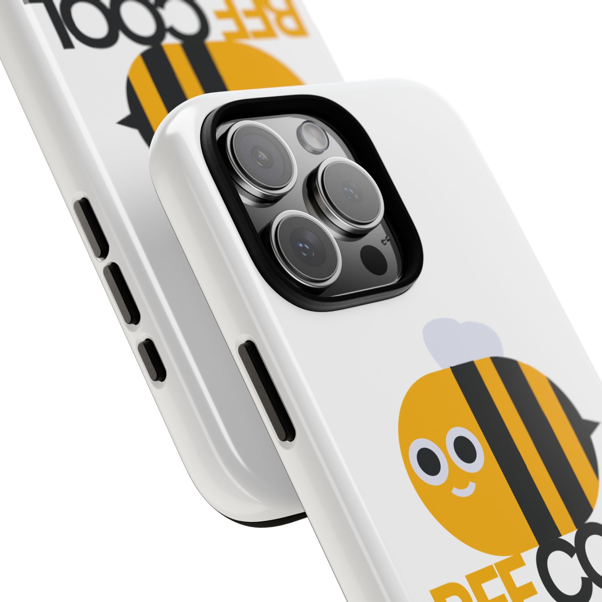 Bee Cool iPhone Case, Cute Bee Phone Cover, Fun Smartphone Protector, Unique Gift for Bee Lovers, Playful Tech Accessory
