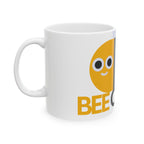 Cute Bee Ceramic Mug - Stay Cool, Gift for Bee Lovers, Fun Coffee Cup, Perfect for Birthdays, Home Decor, Inspirational Drinkware