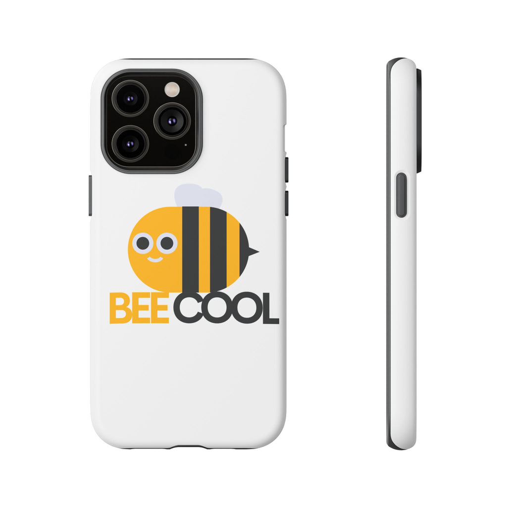 Bee Cool iPhone Case, Cute Bee Phone Cover, Fun Smartphone Protector, Unique Gift for Bee Lovers, Playful Tech Accessory