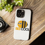Bee Cool iPhone Case, Cute Bee Phone Cover, Fun Smartphone Protector, Unique Gift for Bee Lovers, Playful Tech Accessory