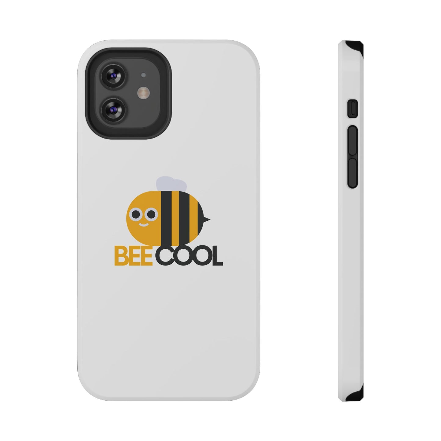 Bee Cool Phone Case, Impact-Resistant Case for Bee Lovers, Cute Bee Phone Cover, Unique Gift for Nature Enthusiasts, Fun Spring Accessory