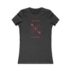 You Won My Heart Tee — Women’s Valentine Tic-Tac-Toe Heart T-Shirt