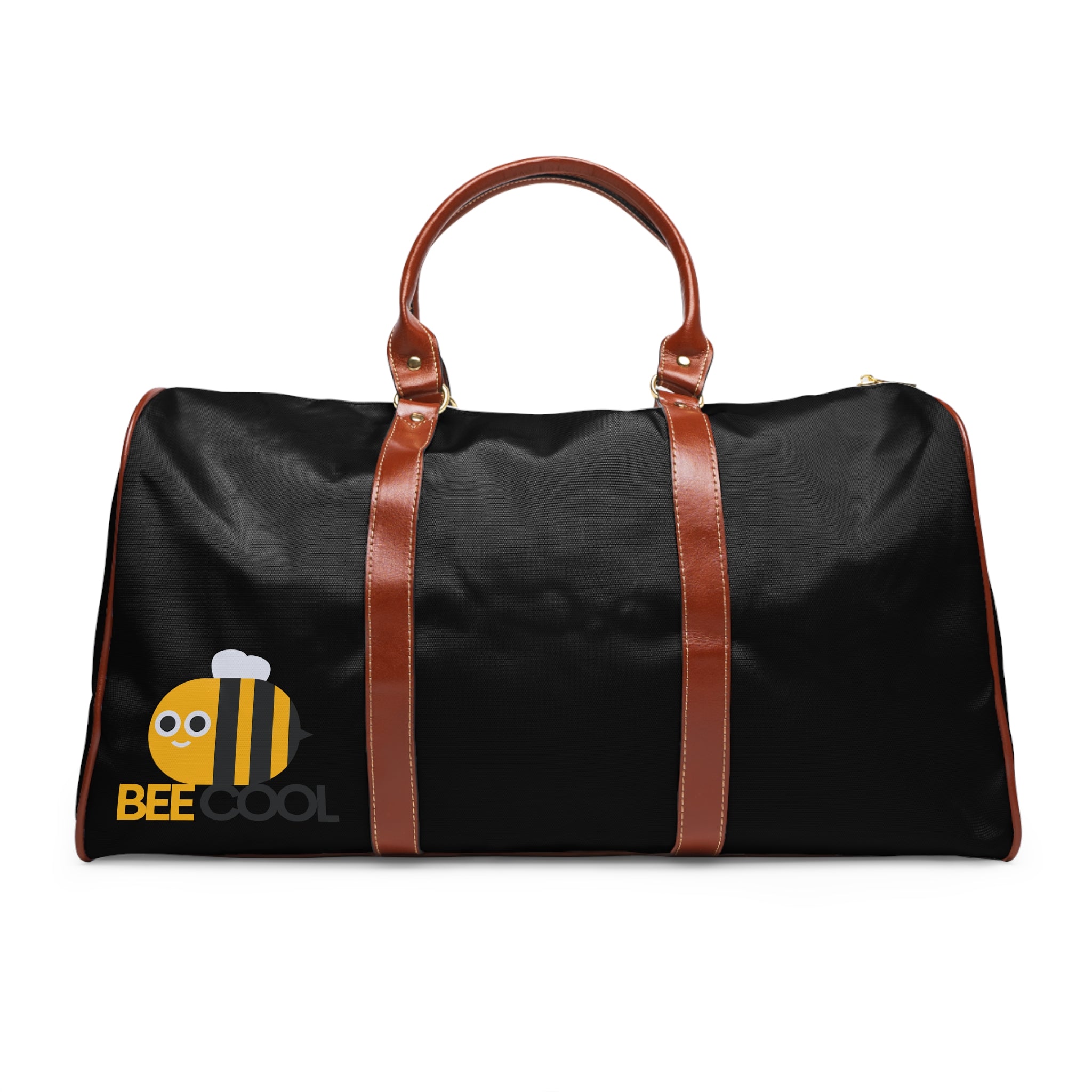 Bee Cool Waterproof Travel Bag — Cute Bee Weekender Duffle