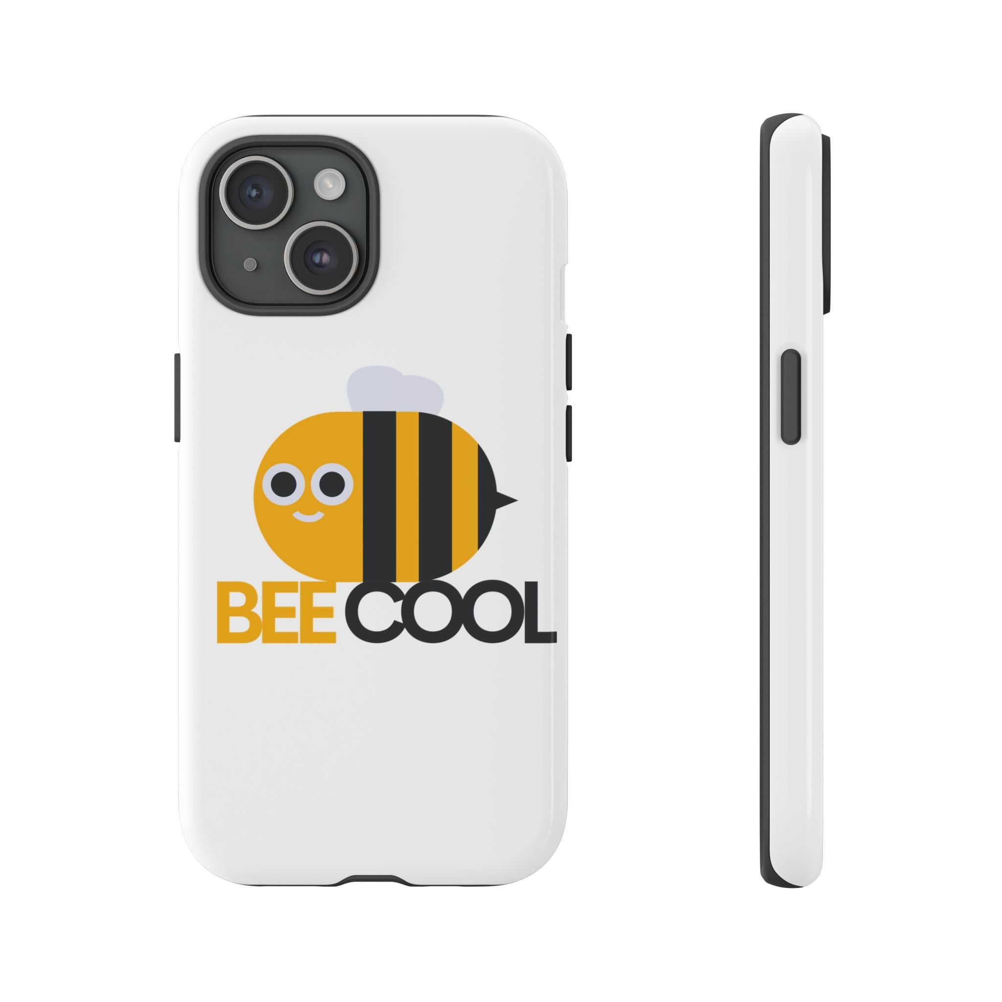 Bee Cool iPhone Case, Cute Bee Phone Cover, Fun Smartphone Protector, Unique Gift for Bee Lovers, Playful Tech Accessory