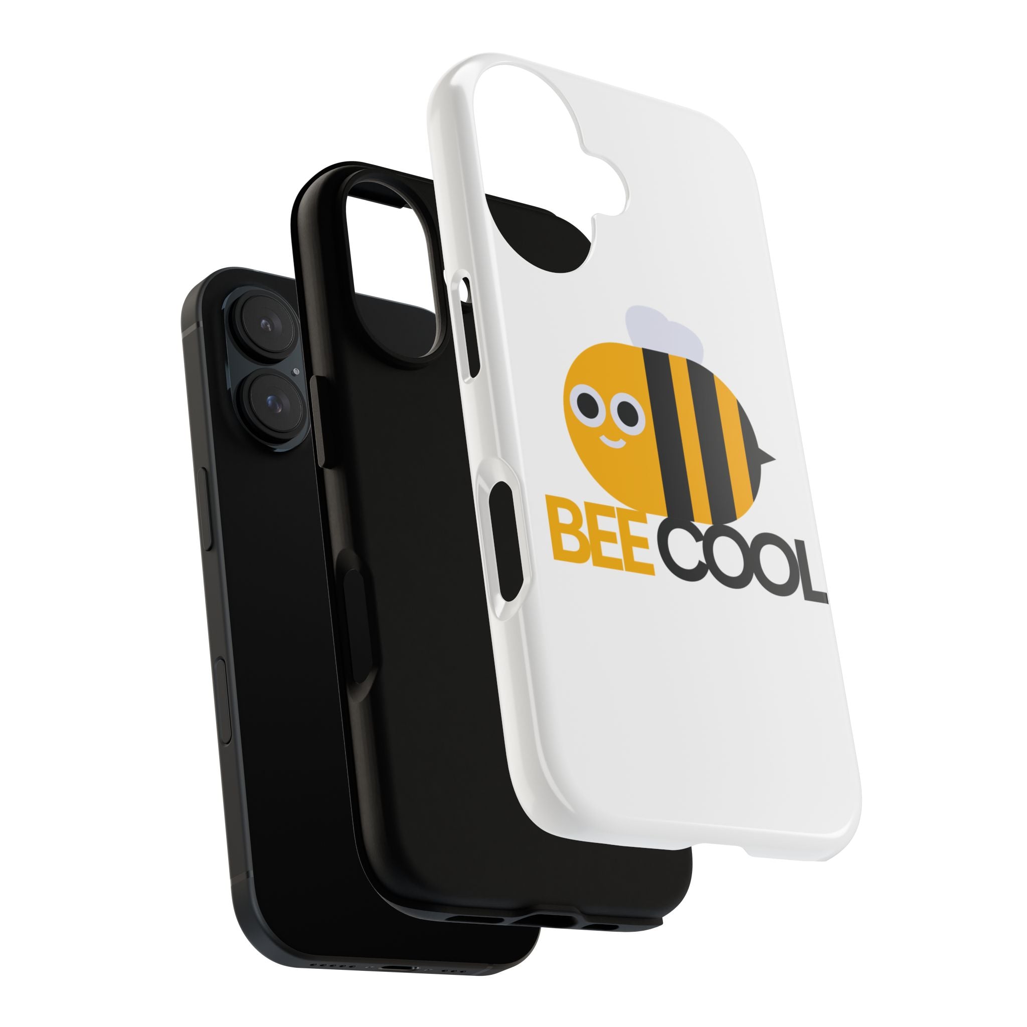 Bee Cool iPhone Case, Cute Bee Phone Cover, Fun Smartphone Protector, Unique Gift for Bee Lovers, Playful Tech Accessory