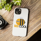 Bee Cool iPhone Case, Cute Bee Phone Cover, Fun Smartphone Protector, Unique Gift for Bee Lovers, Playful Tech Accessory