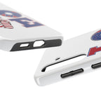 Patriotic LOVE Tough Phone Case — USA Flag & Donut Graphic