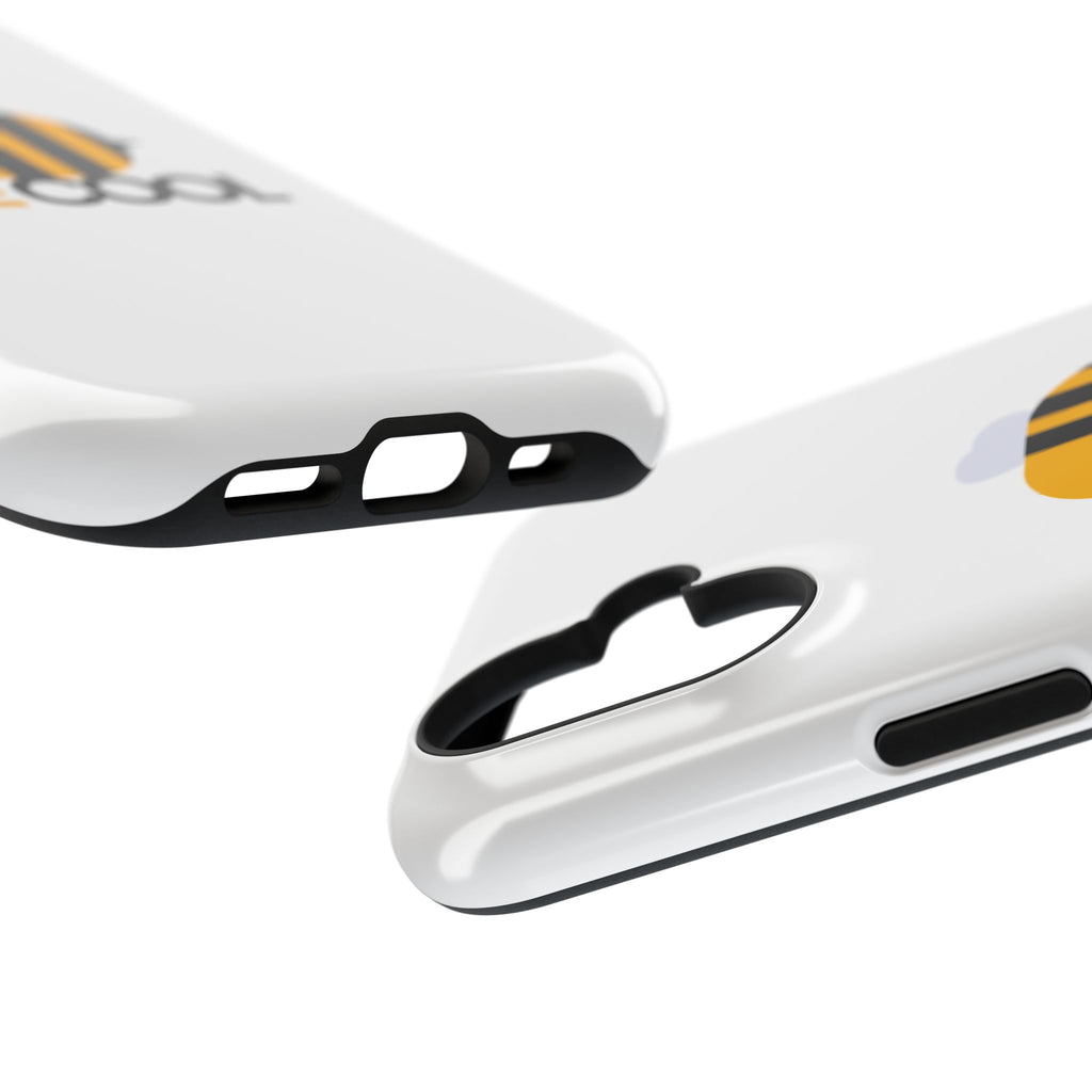 Bee Cool Phone Case, Impact-Resistant Case for Bee Lovers, Cute Bee Phone Cover, Unique Gift for Nature Enthusiasts, Fun Spring Accessory