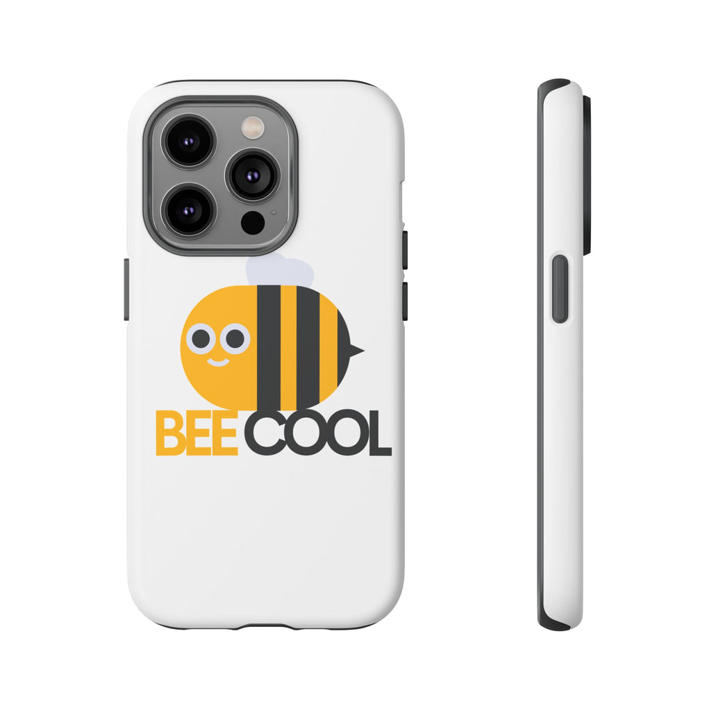 Bee Cool iPhone Case, Cute Bee Phone Cover, Fun Smartphone Protector, Unique Gift for Bee Lovers, Playful Tech Accessory