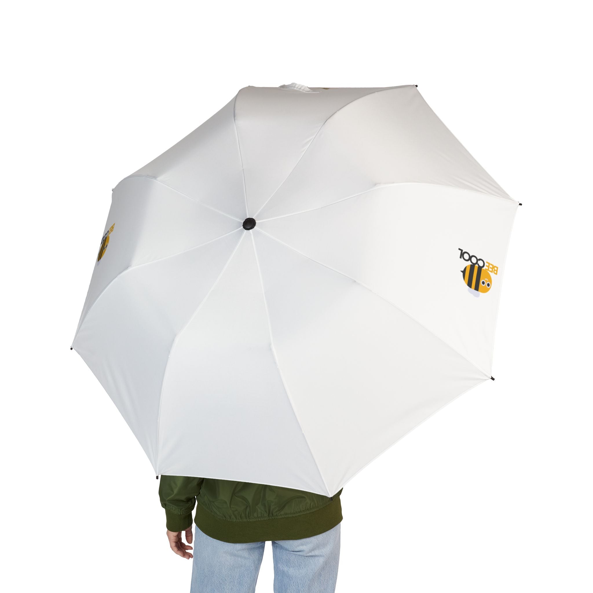 Bee-Inspired Semi-Automatic Folding Umbrella