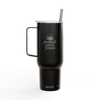 Engraved Insulated Tumbler - Protect Your Peace, Perfect for Travel, Outdoor Adventures, Eco-Friendly Gift, Personalized Drinkware, [...]