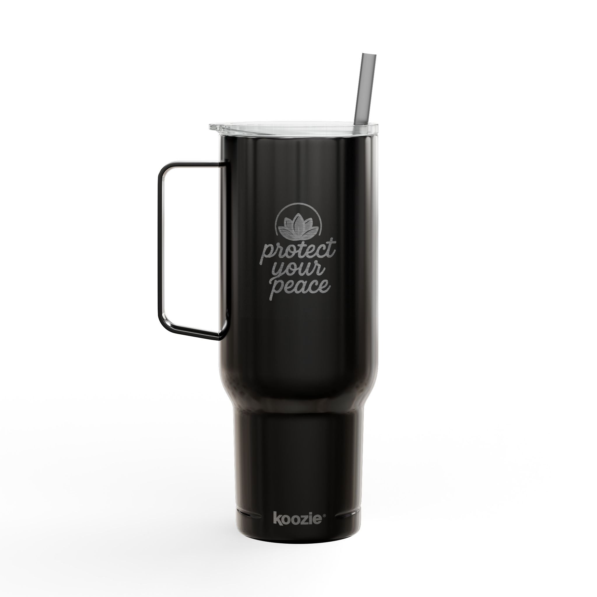 Engraved Insulated Tumbler - Protect Your Peace, Perfect for Travel, Outdoor Adventures, Eco-Friendly Gift, Personalized Drinkware, [...]
