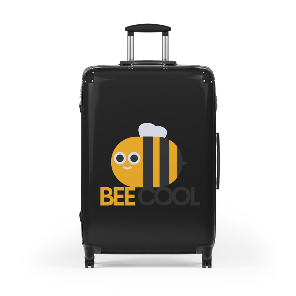 Bee Cool Suitcase — Cute Bee Graphic Carry-On Luggage