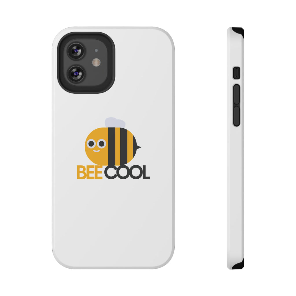Bee Cool Phone Case, Impact-Resistant Case for Bee Lovers, Cute Bee Phone Cover, Unique Gift for Nature Enthusiasts, Fun Spring Accessory