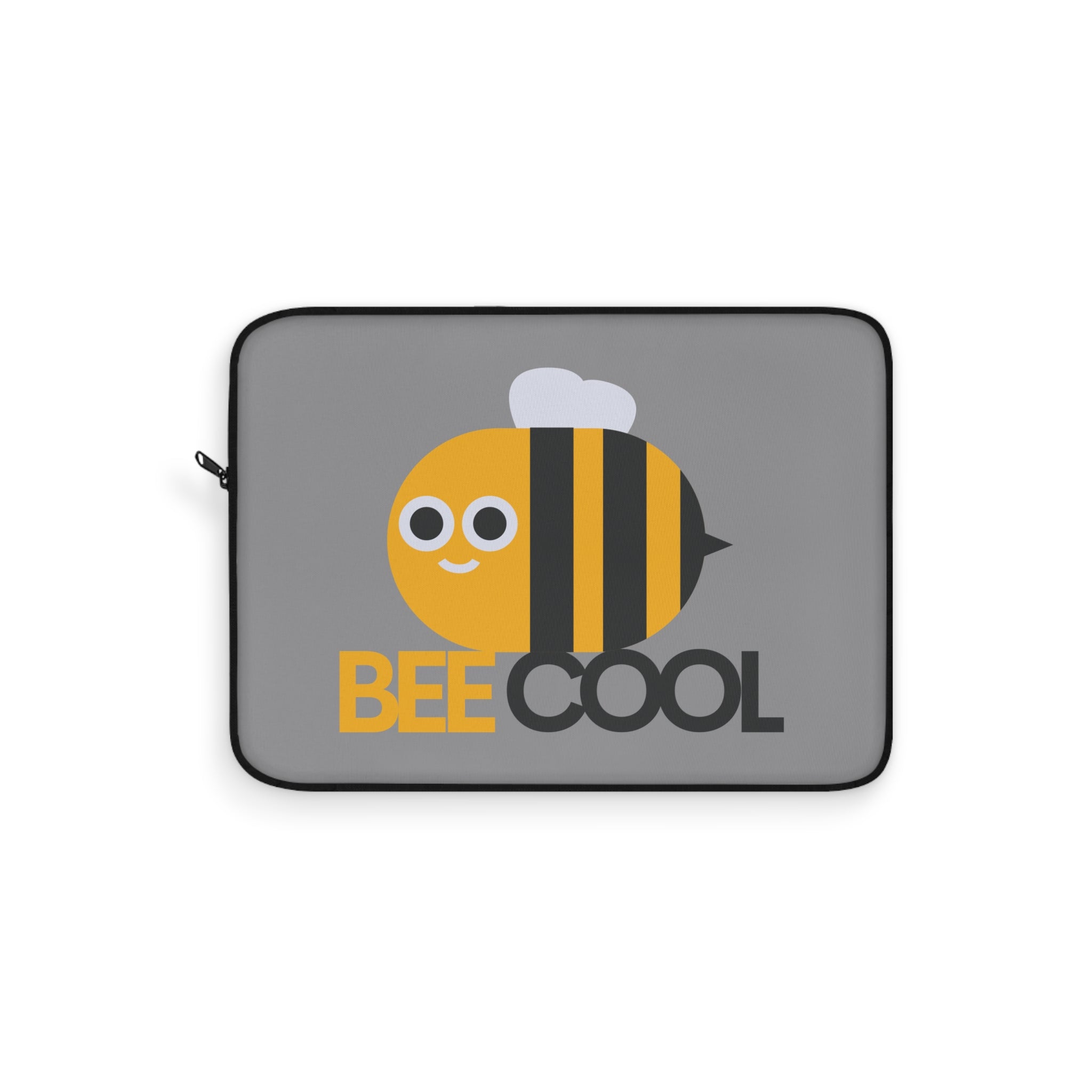 Bee Cool Laptop Sleeve, Cute Laptop Case, Bee Design Sleeve, Cool Tech Accessory, Funny Gift for Students, Eco-Friendly Laptop Bag