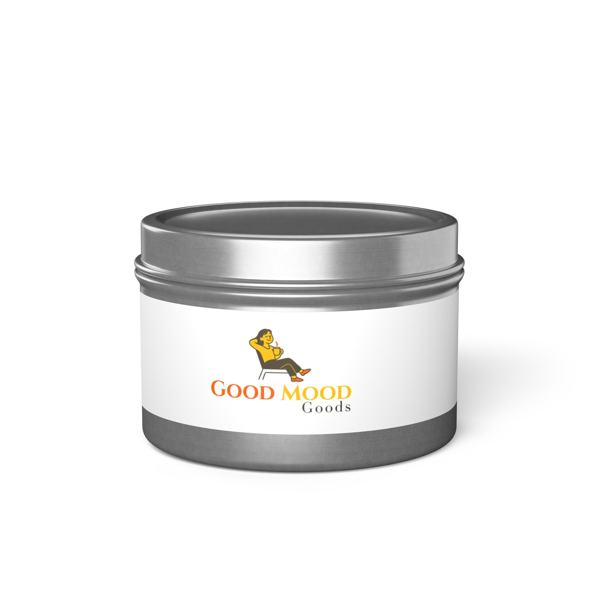 Tin Candle — Good Mood Goods Scented Tin Candle