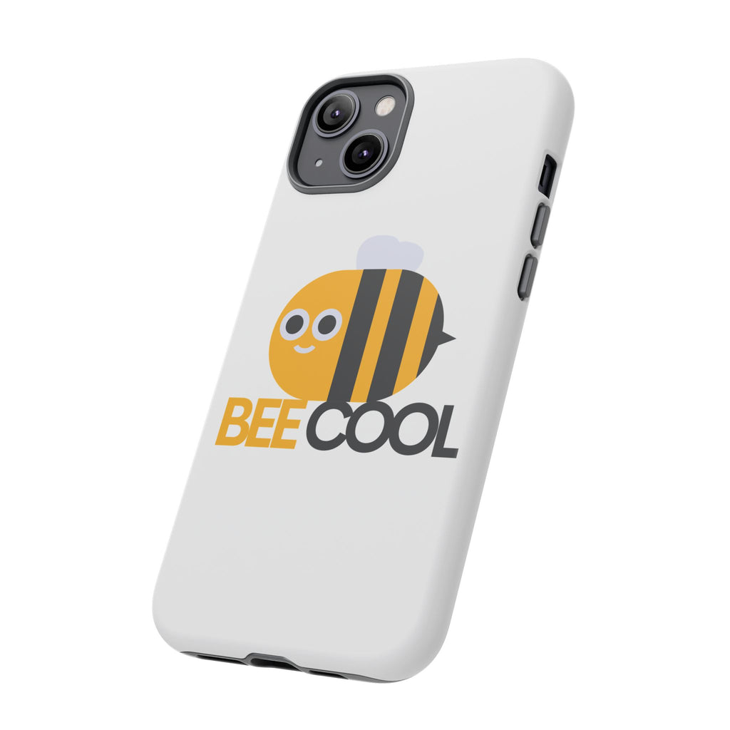 Bee Cool iPhone Case, Cute Bee Phone Cover, Fun Smartphone Protector, Unique Gift for Bee Lovers, Playful Tech Accessory