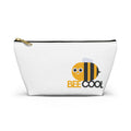 Bee Cool Accessory Pouch — Cute Bee Zipper Cosmetic Bag