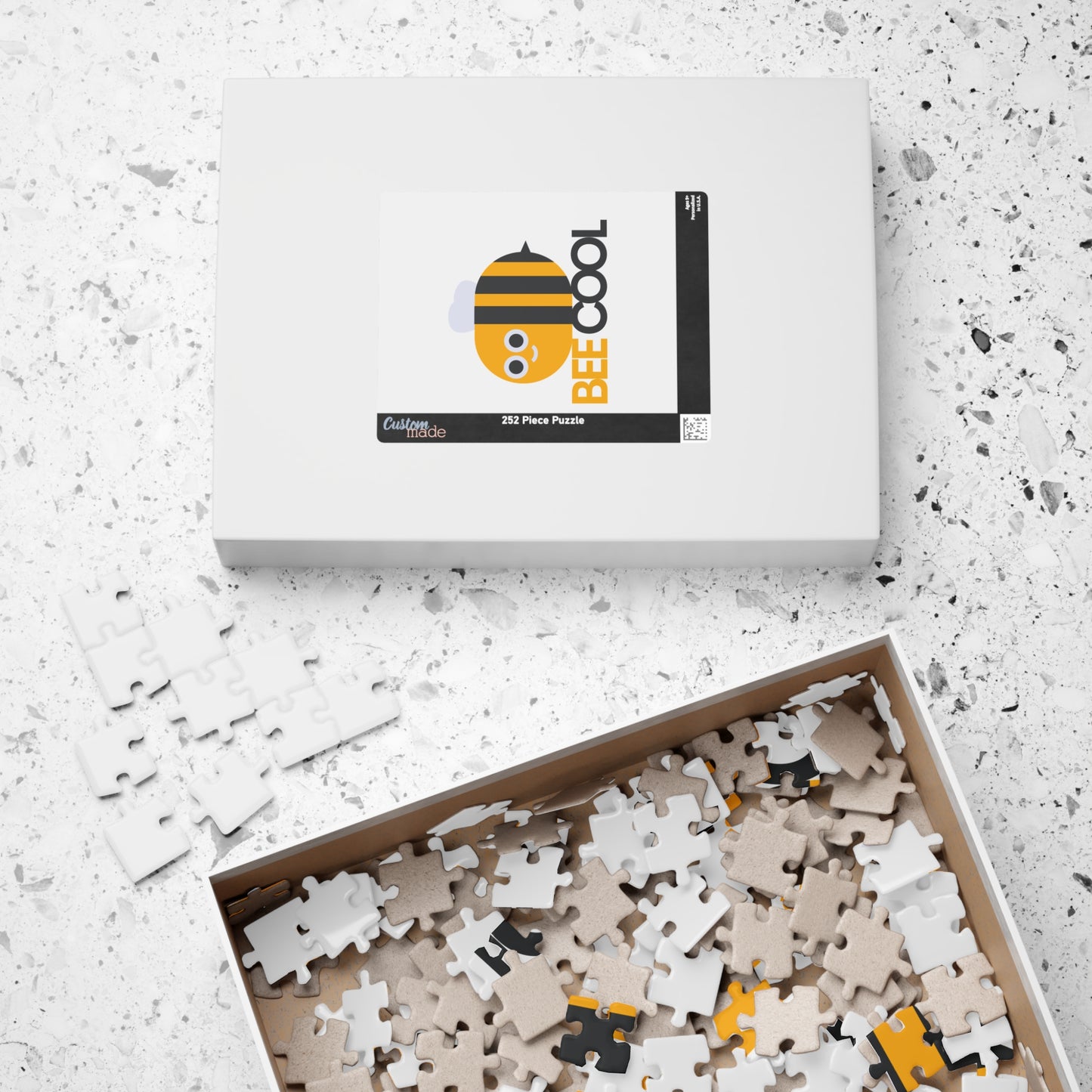 Bee Cool Puzzle - Fun Activity for All Ages, Perfect for Family Game Nights, Gifts, Educational Entertainment, Relaxing Hobby