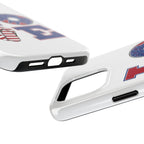 Patriotic LOVE Tough Phone Case — USA Flag & Donut Graphic