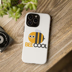 Bee Cool iPhone Case, Cute Bee Phone Cover, Fun Smartphone Protector, Unique Gift for Bee Lovers, Playful Tech Accessory