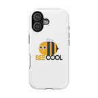 Bee Cool Phone Case, Impact-Resistant Case for Bee Lovers, Cute Bee Phone Cover, Unique Gift for Nature Enthusiasts, Fun Spring Accessory