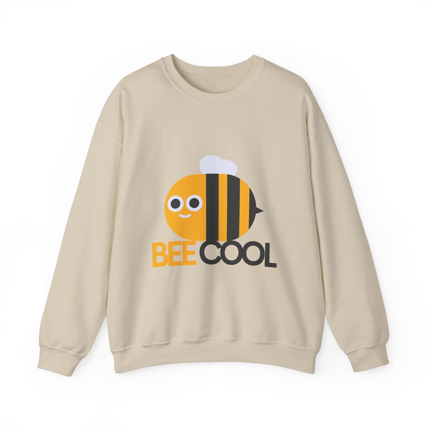 Bee Cool Unisex Sweatshirt, Cozy Crewneck, Cute Gift for Bee Lovers, Birthday Present, Summer Vibe Apparel