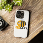 Bee Cool iPhone Case, Cute Bee Phone Cover, Fun Smartphone Protector, Unique Gift for Bee Lovers, Playful Tech Accessory
