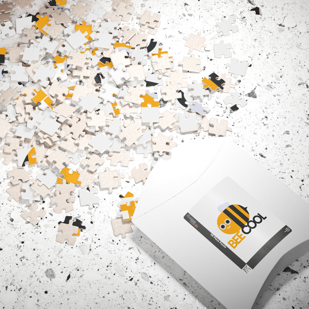 Bee Cool Puzzle - Fun Activity for All Ages, Perfect for Family Game Nights, Gifts, Educational Entertainment, Relaxing Hobby