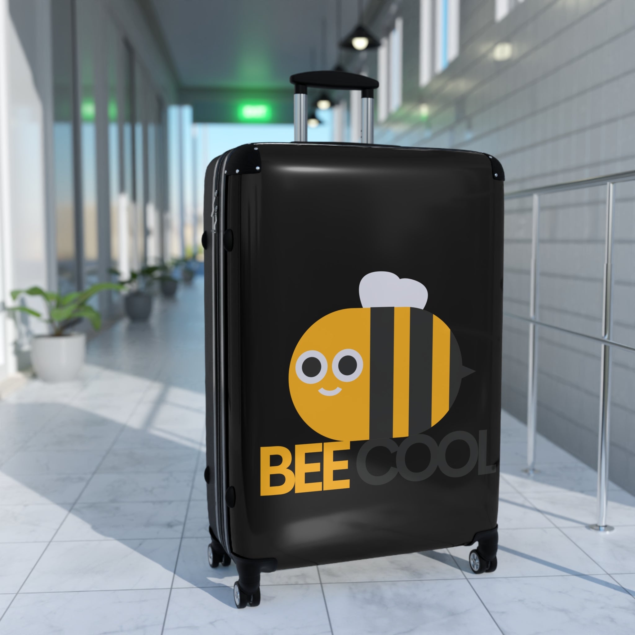Bee Cool Suitcase - Fun Travel Luggage for Kids and Adults