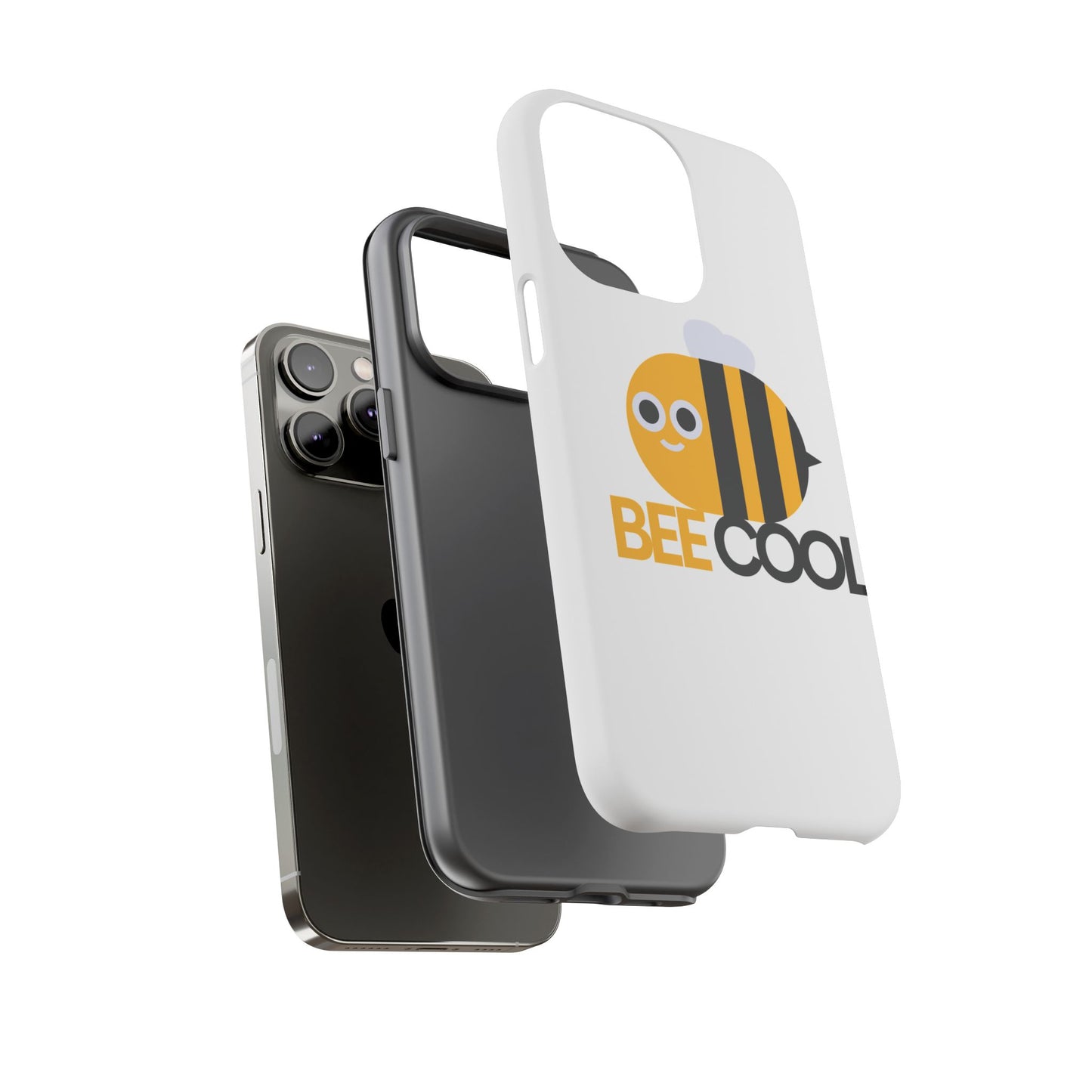 Bee Cool iPhone Case, Cute Bee Phone Cover, Fun Smartphone Protector, Unique Gift for Bee Lovers, Playful Tech Accessory