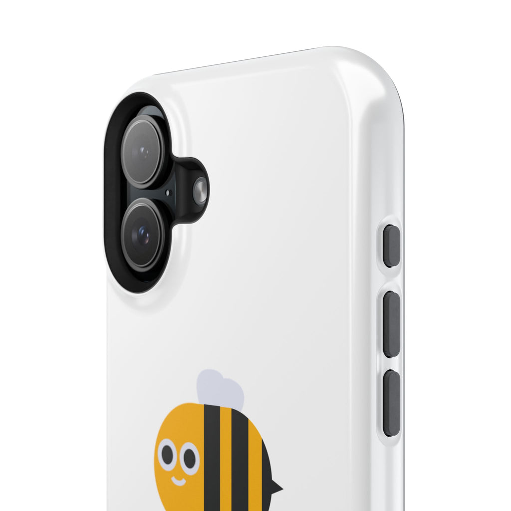 Bee Cool Phone Case, Impact-Resistant Case for Bee Lovers, Cute Bee Phone Cover, Unique Gift for Nature Enthusiasts, Fun Spring Accessory