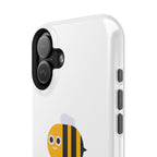 Bee Cool Phone Case, Impact-Resistant Case for Bee Lovers, Cute Bee Phone Cover, Unique Gift for Nature Enthusiasts, Fun Spring Accessory