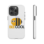 Bee Cool iPhone Case, Cute Bee Phone Cover, Fun Smartphone Protector, Unique Gift for Bee Lovers, Playful Tech Accessory